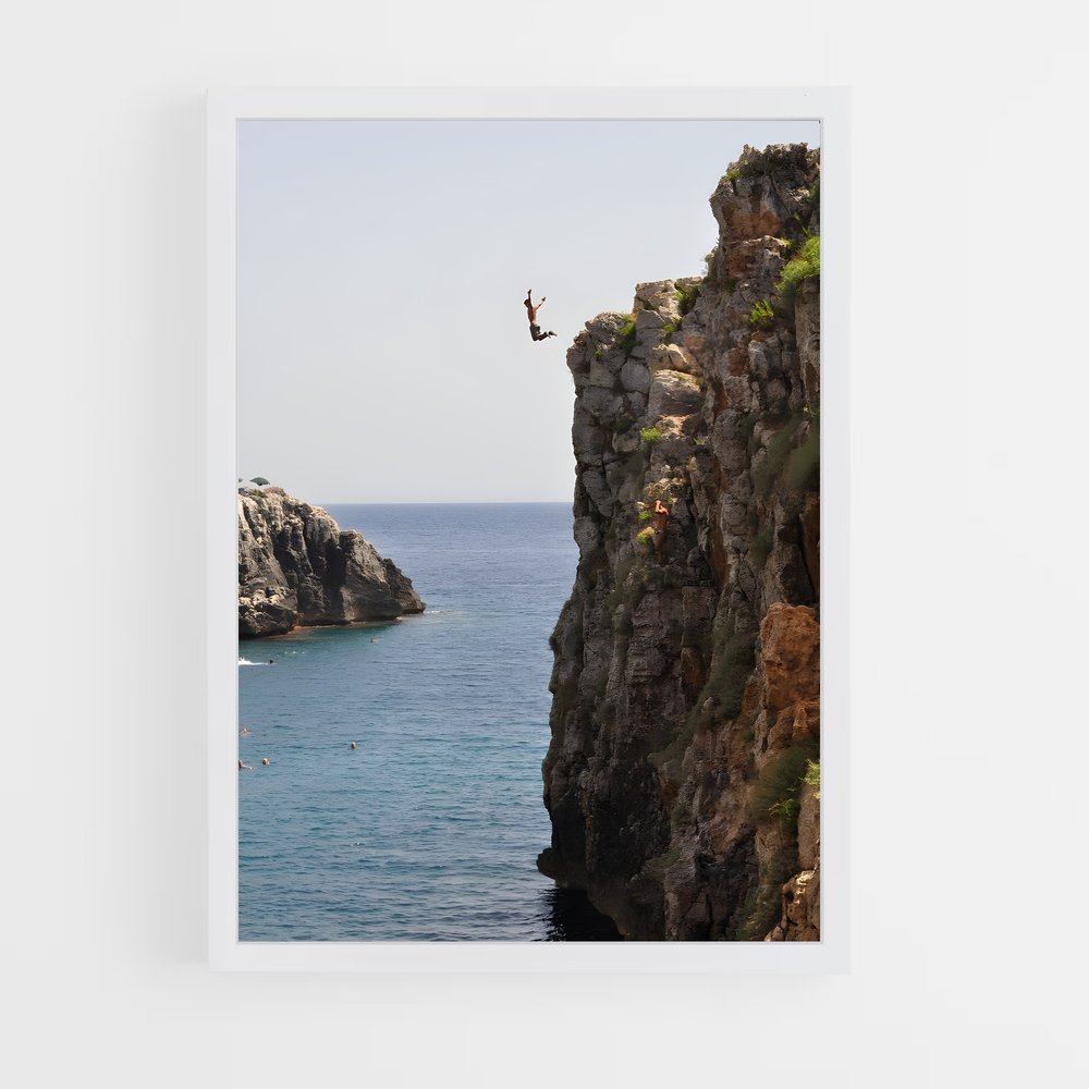 Poster L'Ascension Aquatique – affiche Plongeon de falaise (vue 3)